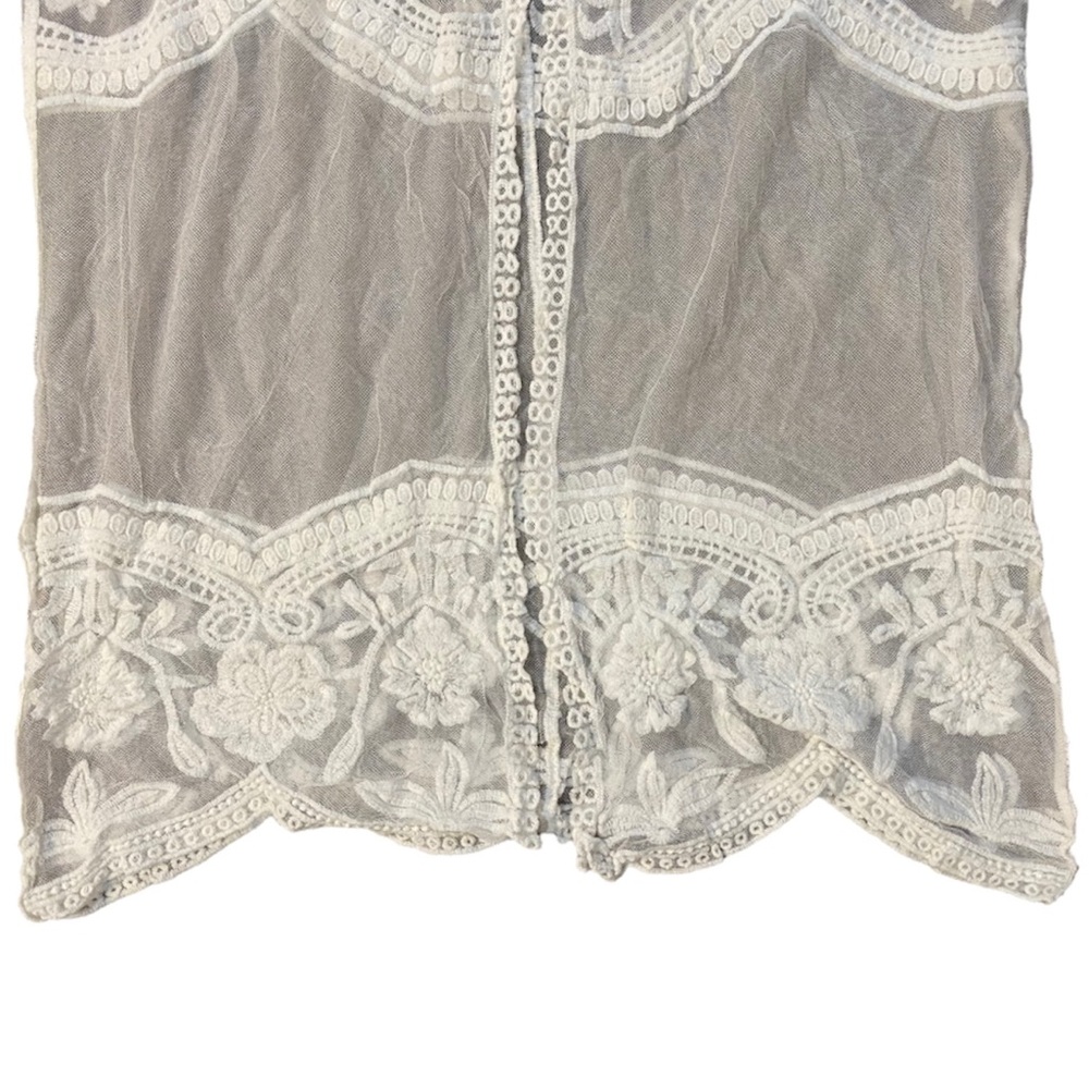 MAEVEN BRIDAL - Boho Lace Kimono / Bridal Lace Robe / Beach Cover-Up - Picture 12 of 15